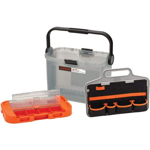  BLACK+DECKER BCKSB29C1 20V MAX* Cordless Drill with 28-Piece Home Project Kit in Translucent Tool Box