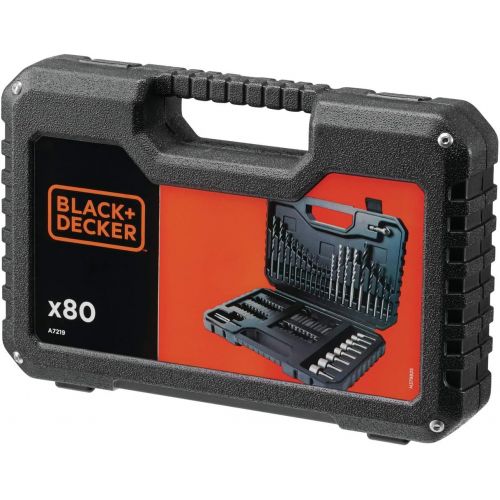  BLACK+DECKER Drilling and Screwdriver Bit Set - 80 Piece