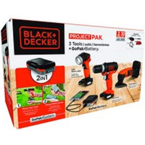  Black+Decker 2815371 3-Tool GoPak Project