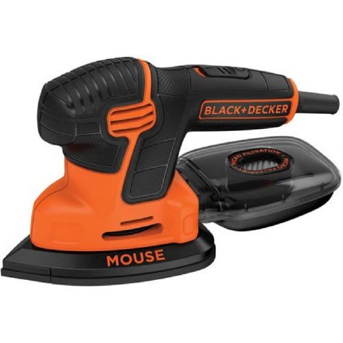  BLACK+DECKER Mouse Detail Sander, Compact with IRWIN QUICK-GRIP Clamps, One-Handed, Mini Bar, 6-Inch, 4-Pack (BDEMS600 & 1964758)