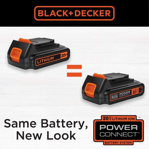  BLACK+DECKER 20V MAX* POWERCONNECT Cordless Drill/Driver + MOUSE Detail Sander Combo Kit (BD2KITCDDS)