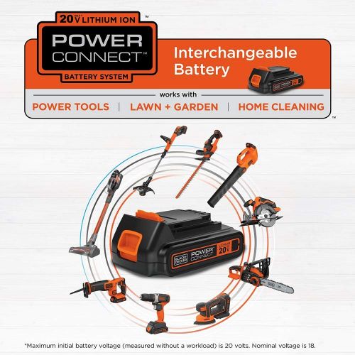  BLACK+DECKER 20V MAX* POWERCONNECT Cordless Drill/Driver + MOUSE Detail Sander Combo Kit (BD2KITCDDS)