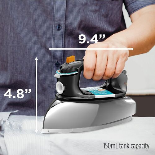  Black & Decker 1200 Watt Classic Steam Iron, with 3-Way Auto Shut Off