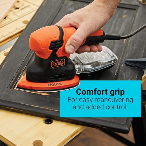  BLACK+DECKER MOUSE 1.2 Amp Electric Detail Sander (BDEMS200C)