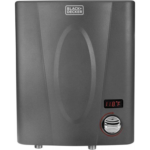  BLACK+DECKER 11 kW Self-Modulating 2.35 GPM Electric Tankless Water Heater, Point of Use hot water heater electric