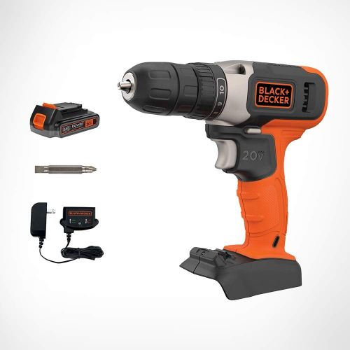  BLACK+DECKER 20V MAX* Cordless Drill, Cordless (BCD702C1)