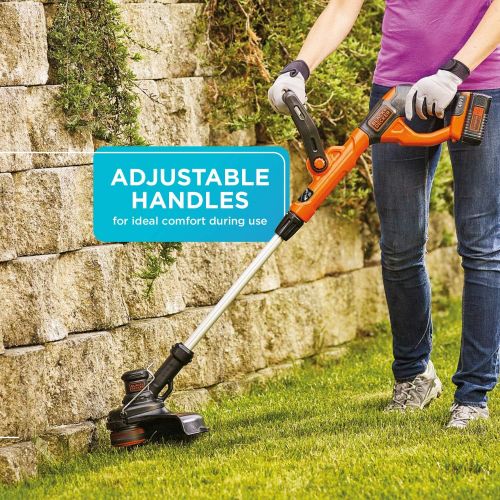  BLACK+DECKER 40V MAX* String Trimmer / Edger and Sweeper Combo (LCC140)