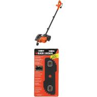 BLACK+DECKER 12 Amp 2-in-1 Landscape Edger and Trencher with Edge Hog Heavy-Duty Edger Replacement Blade (LE760FF & EB-007)