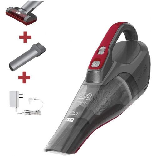  BLACK+DECKER dusbuster Handheld Vacuum for Car, Cordless, Gray (HLVB315JA26)