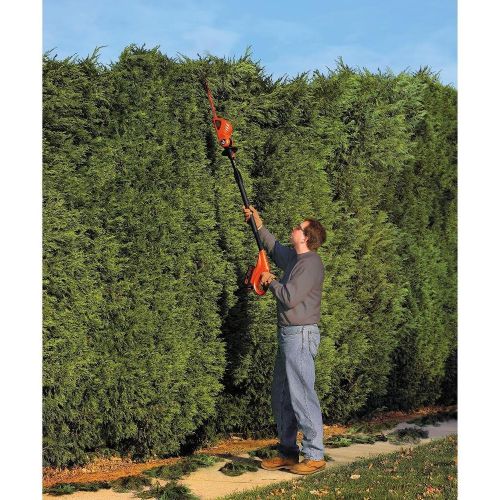  BLACK+DECKER 20V MAX Cordless Pole Hedge Trimmer, 18-Inch (LPHT120) & 20V MAX Lithium Battery (LBXR20)