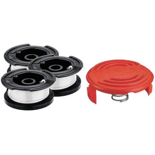  Black & Decker OEM Spool and RC-100P Cap 3-Pack # COMBO000002