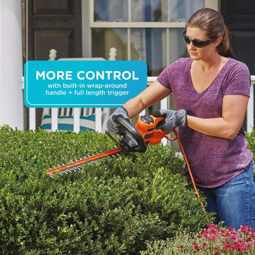  BLACK+DECKER 18-Inch Electric Hedge Trimmer (BEHT200)