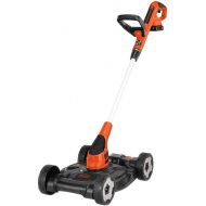 BLACK+DECKER 3-in-1 Lawn Mower, String Trimmer and Edger, 12-Inch with Trimmer Line, 30-Foot, 0.065-Inch, 3-Pack (MTC220 & AF-100-32P)