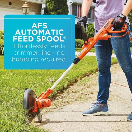  BLACK+DECKER String Trimmer with Auto Feed, Electric, 6.5-Amp, 14-Inch (BESTA510)
