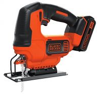 BLACK+DECKER 20V MAX JigSaw with Battery And Charger (BDCJS20C)