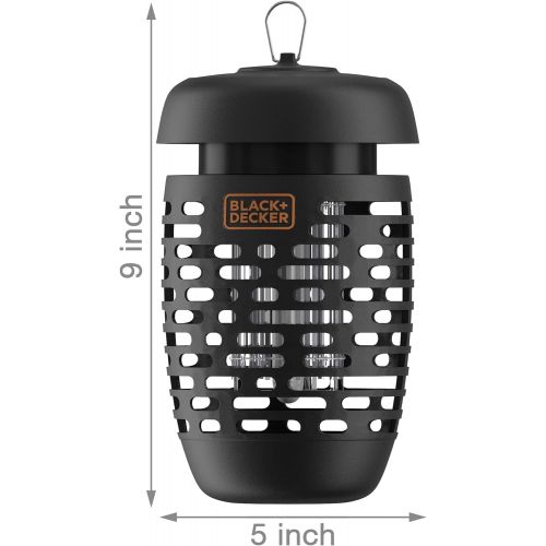  BLACK+DECKER Replacement Bulb for BDPC941- Bug Zapper Electric Lantern with Insect Tray, Cleaning Brush, Light Bulb & Waterproof Design for Indoor & Outdoor Flies, Gnats & Mosquito