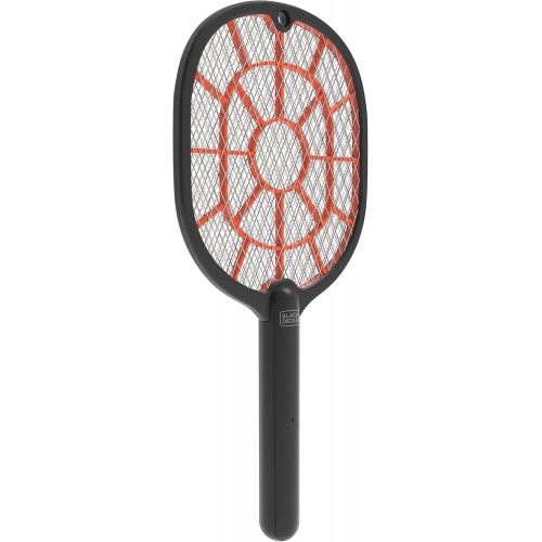  Black + Decker Electric Fly Swatter & Fly Zapper- Bug Zapper Racket Indoor & Outdoor- Handheld, Heavy- Duty Mosquito Swatter, Battery- Powered, Non- Toxic Safe for Humans & Pets Fl