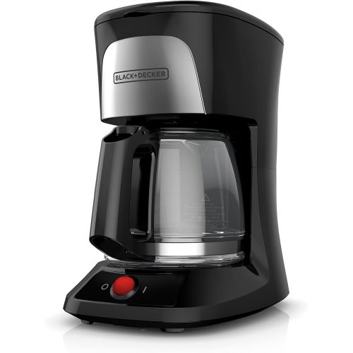  BLACK+DECKER 5-Cup Coffeemaker with Duralife Glass Carafe, Black, CM0555B: Kitchen & Dining