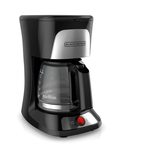  BLACK+DECKER 5-Cup Coffeemaker with Duralife Glass Carafe, Black, CM0555B: Kitchen & Dining