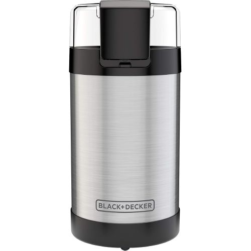  BLACK+DECKER , 2/3 Cup Coffee Bean Capacity, Stainless Steel