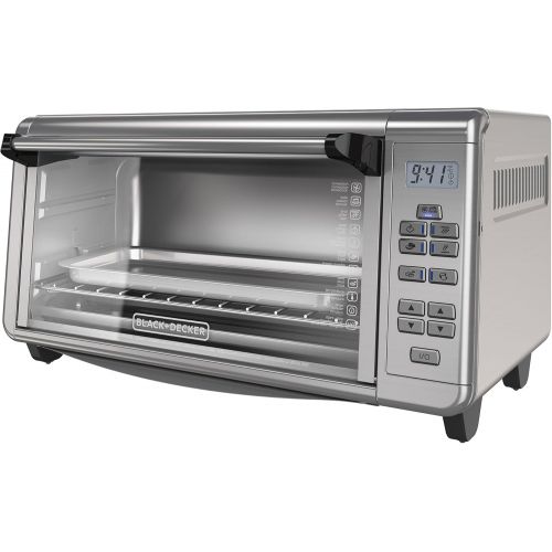  Black+Decker TO3290XSBD Toaster Oven, 8-Slice, Stainless Steel: Kitchen & Dining