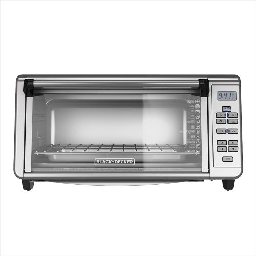  Black+Decker TO3290XSBD Toaster Oven, 8-Slice, Stainless Steel: Kitchen & Dining