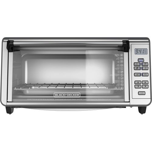  Black+Decker TO3290XSBD Toaster Oven, 8-Slice, Stainless Steel: Kitchen & Dining