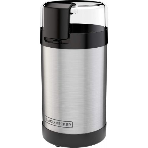  [아마존베스트]BLACK+DECKER , 2/3 Cup Coffee Bean Capacity, Stainless Steel