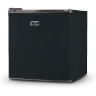 [아마존베스트]BLACK+DECKER BCRK17B Compact Refrigerator Energy Star Single Door Mini Fridge with Freezer, 1.7 Cubic Feet, Black