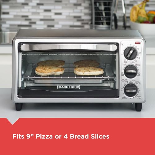  [아마존베스트]Black+Decker TO1313SBD Toaster Oven, 16.4 Inch, Silver