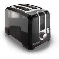 [아마존베스트]BLACK+DECKER 2-Slice Extra-Wide Slot Toaster, Square, Black, T2569B