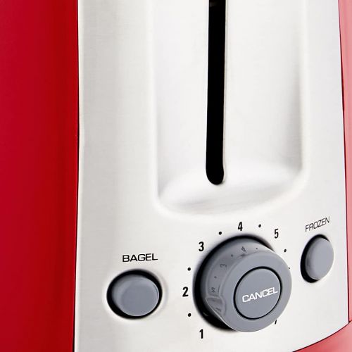  [아마존베스트]BLACK+DECKER 2-Slice Toaster, Red, TR1278RM