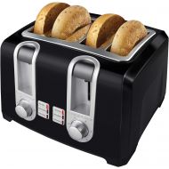 [아마존베스트]BLACK+DECKER T4569B 4-Slice Toaster, Bagel Toaster, Black