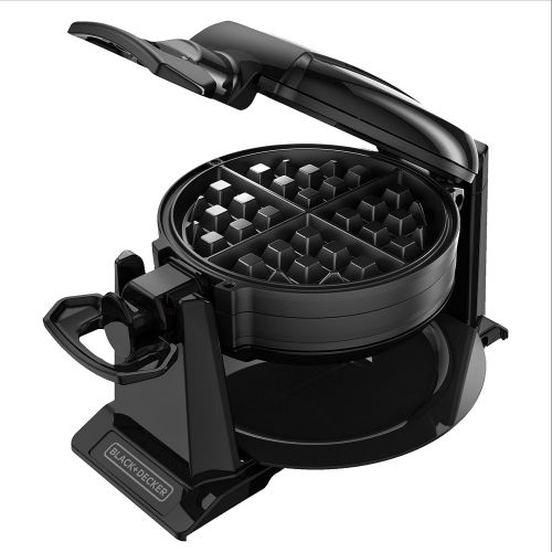  [아마존베스트]BLACK+DECKER Rotating Waffle Maker, Black, WMD200B