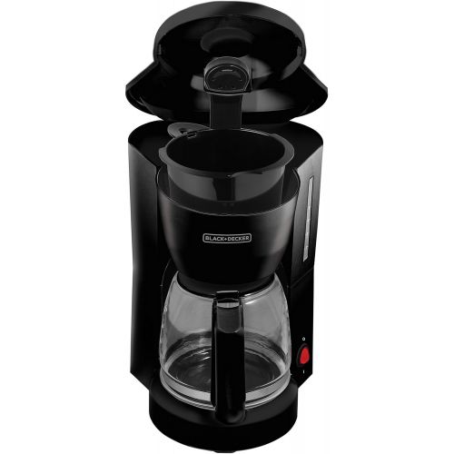  BLACK+DECKER 5-Cup Coffeemaker, Black, DCM600B