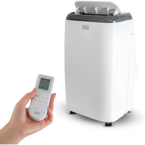  BLACK+DECKER 14,000 BTU Portable Air Conditioner with Remote Control, White