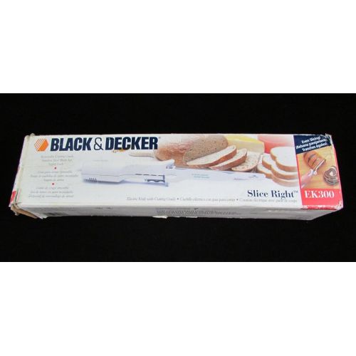  Black & Decker Electric Knife EK300 Slice Right With Box