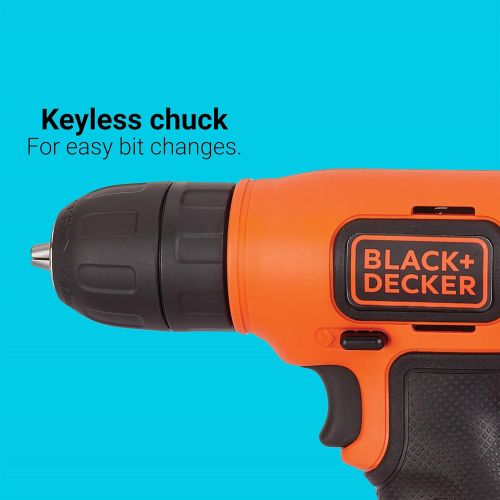  [아마존베스트]BLACK+DECKER 8V MAX Home Tool Kit, 43 Pieces (BDCD8HDPK)
