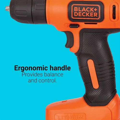  [아마존베스트]BLACK+DECKER 8V MAX Home Tool Kit, 43 Pieces (BDCD8HDPK)