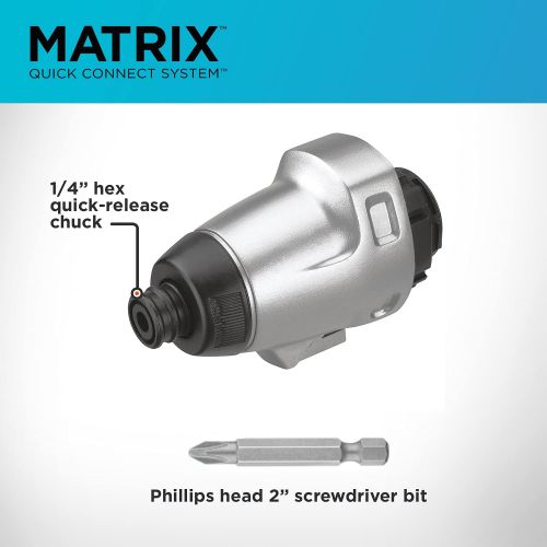  [아마존베스트]BLACK+DECKER Matrix Impact Driver Attachment (BDCMTI)