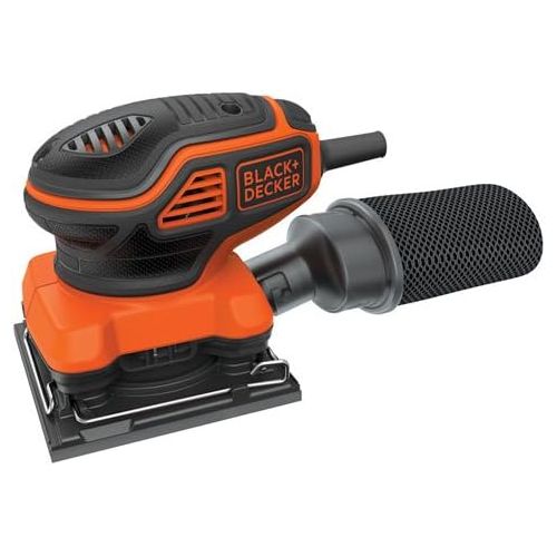  [아마존베스트]BLACK+DECKER Electric Sander, 1/4-Inch Sheet, Orbital with IRWIN QUICK-GRIP Clamps, One-Handed, Mini Bar, 6-Inch, 4-Pack (BDEQS300 & 1964758)