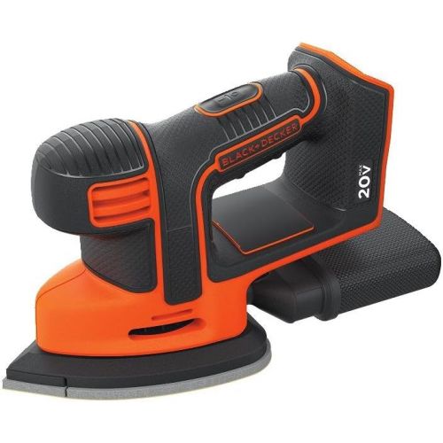  [아마존베스트]BLACK+DECKER 20V MAX Mouse Sander with Lithium Battery & Charger (BDCMS20B & LBXR20CK)