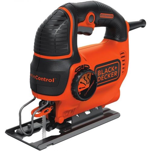  [아마존베스트]BLACK+DECKER Jig Saw, Smart Select, 5.0-Amp with IRWIN QUICK-GRIP Clamps, One-Handed, Mini Bar, 6-Inch, 4-Pack (BDEJS600C & 1964758)