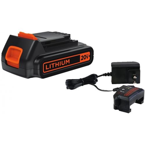  [아마존베스트]BLACK+DECKER 20V MAX Jig Saw with Lithium Battery & Charger (BDCJS20B & LBXR20CK)