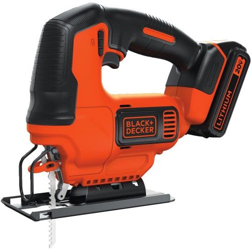  BLACK+DECKER 20V MAX JigSaw with Extra 4-Ah Lithium Ion Battery Pack (BDCJS20C & LB2X4020)