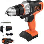 BLACK+DECKER 20V MAX Matrix Cordless Drill/Driver (BDCDMT120C), Drill Kit (Orange)