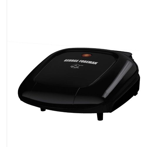  [아마존베스트]BLACK+DECKER George Foreman GR0040B 2-Serving Classic Plate Grill, Black