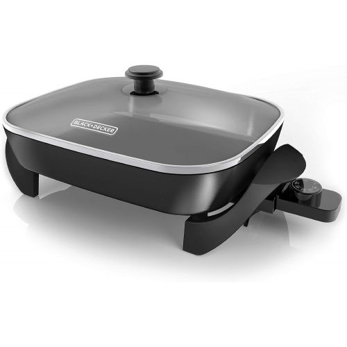  [아마존베스트]Black & Decker SK1215BC Family Sized Electric Skillet, Black