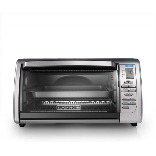  [아마존베스트]BLACK+DECKER Countertop Convection Toaster Oven, Silver, CTO6335S