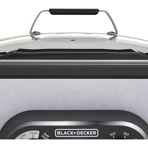  Black & Decker BLACK+DECKER MC1100S Multi Cooker, 6.5 Quart, Stainless Steel